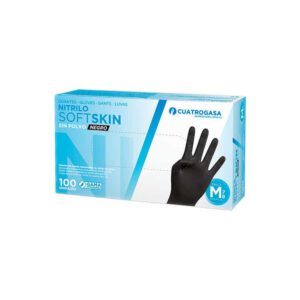 GUANTES NITRILO SOFTSKIN NEGRO TM